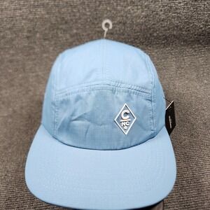 5 Panel Hat Cap Adult Strapback Crooks And Castles NEW Micro Ripstop Blue